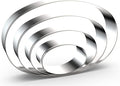 Oval Cookie Cutter Set Large by QAAQS