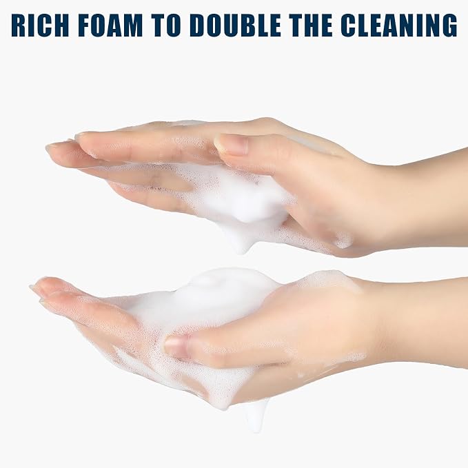 Glass Foaming Hand Soap Dispenser, 10 oz Easy Refill Glass Soap Dispenser - Image 4