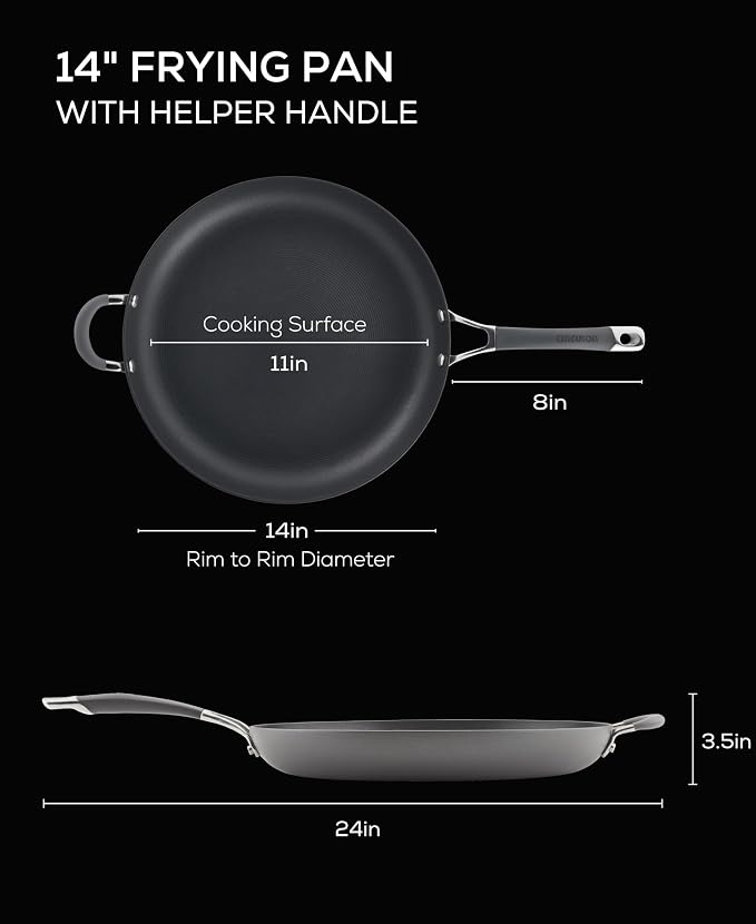Circulon - 83906 Circulon Radiance Hard Anodized Nonstick Frying Pan / Fry Pan - Image 2