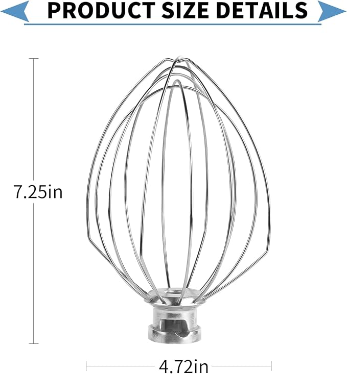 6 Wire Whisk Attachments Compatible - Image 3