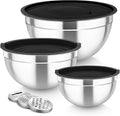 TeamFar Mixing Bowls, Stainless Steel Nesting Salad Bowls by TeamFar