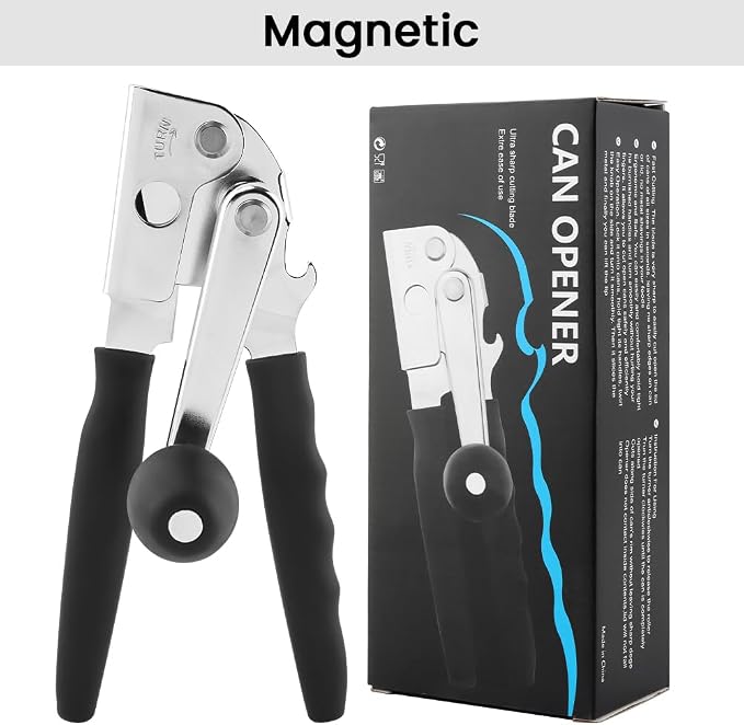 Commercial Can Opener, Crank Can Openers Manual, Heavy Duty Handheld Stainless - Image 2