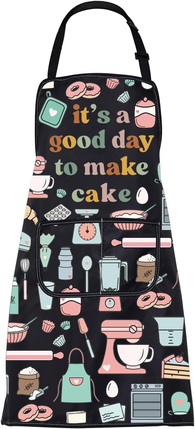 FUSTMW Cake Maker Gifts for Baker Kitchen Baking Apron by FUSTMW