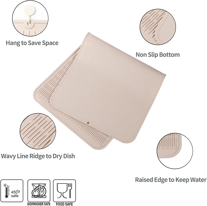 MicoYang Silicone Dish Drying Mat - Image 3
