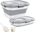 Komzon Rice Storage Container, Collapsible Airtight Food Storage Containers by Komzon