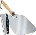 Pizza Peel Aluminum Pizza Spatula, 9 inch Metal Pizza Paddle by Mooues