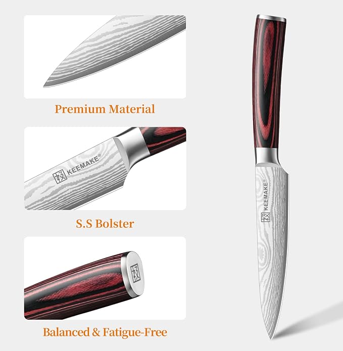 KEEMAKE 5 Inch Paring Knife - Image 4