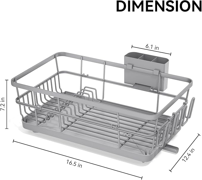 TOOLF Dish Drying Rack, Dish Racks - Image 8