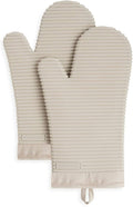 KITCHENAID Ribbed Soft Silicone Oven Mitt 2-Pack Set by KitchenAid