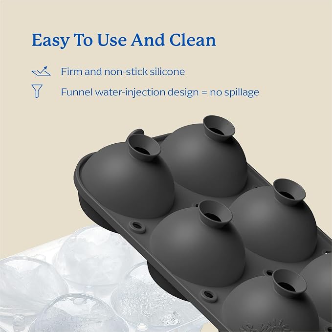 Samuelworld Premium Ice Tray Combo, Large Ice Sphere Maker & New Upgraded Ice - Image 5