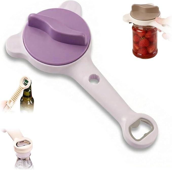 4-in-1 Jar Opener for Seniors -Adjustable Lid Opener by Unknown
