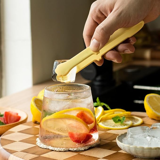 6 Pcs Mini Silicone Food Tongs, Heat Resistant & Non-Slip Grip Kitchen Cooking - Image 4