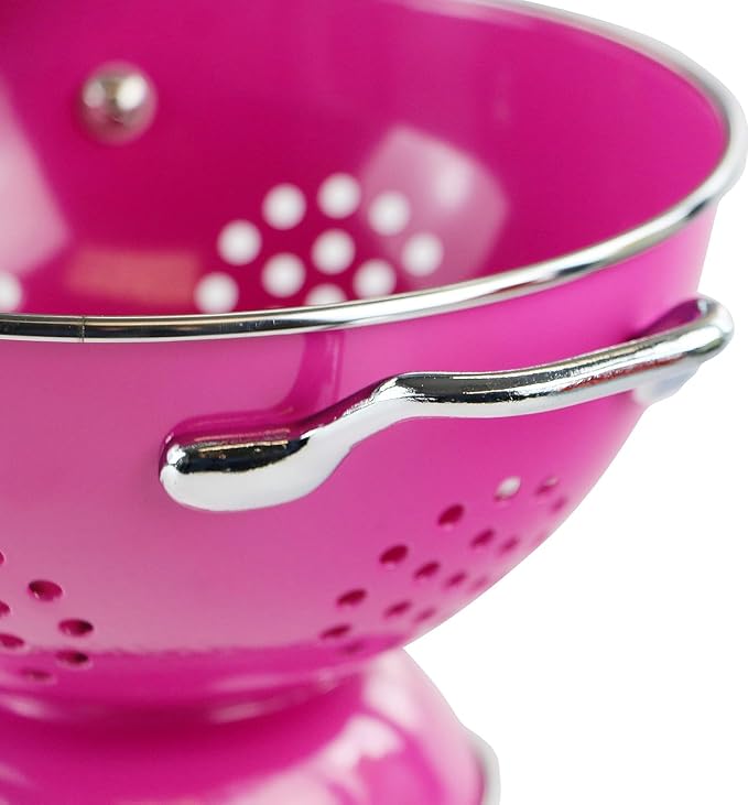 Calypso Basics by Reston Lloyd Powder Coated Enameled Colander, 3 Quart - Image 8