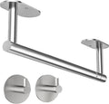 Paper Towel Holder Under Cabinet, Self Adhesive or Wall Mounted SUS304 by WZKALY