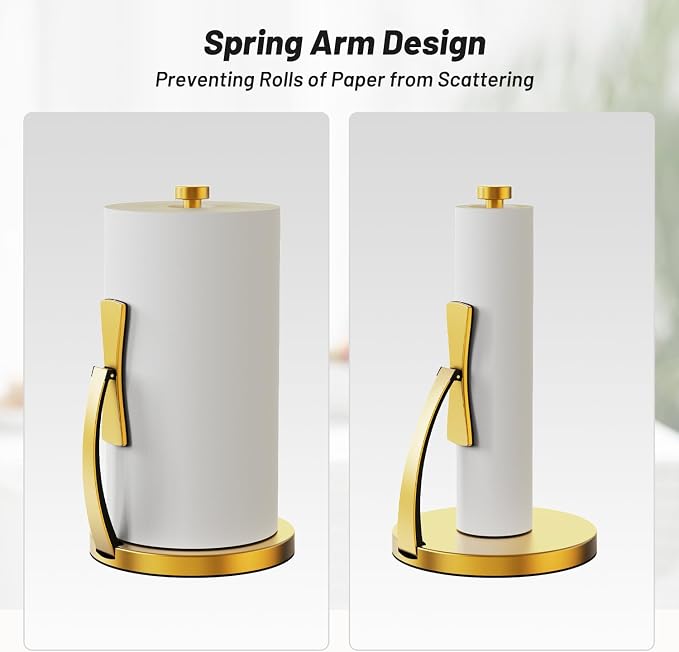 VEHHE Paper Towel Holder Countertop, Paper Towel Holder - Image 5