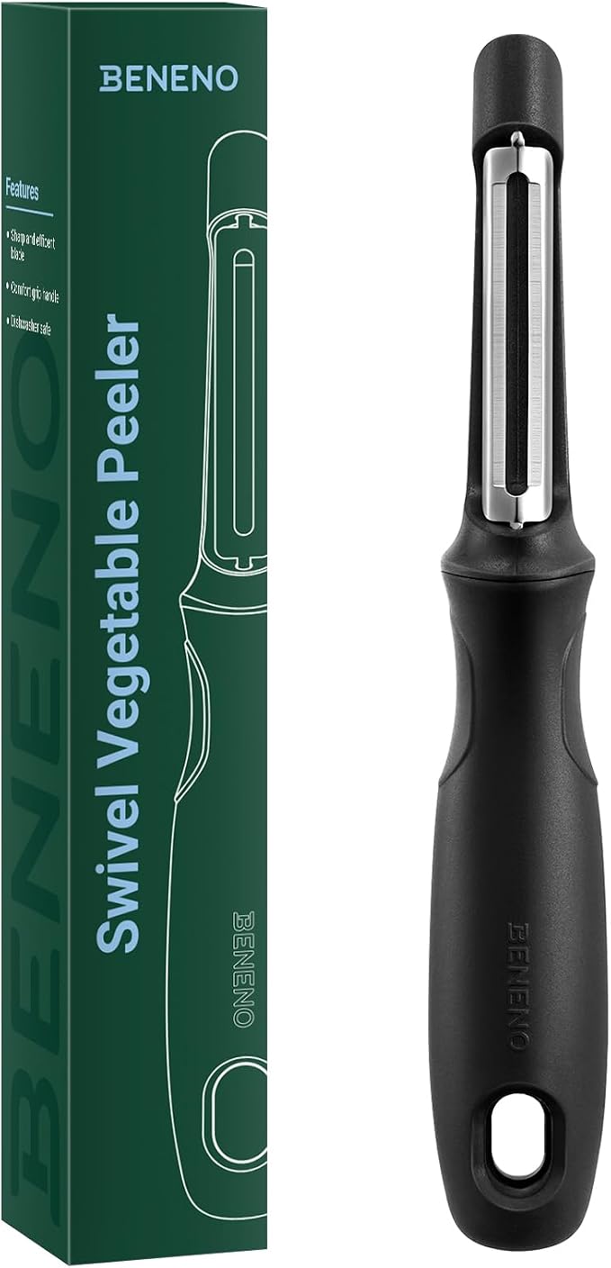 Beneno Swivel Vegetable Peeler, Razor-Sharp Smooth Peeling Potato Peelers by Beneno