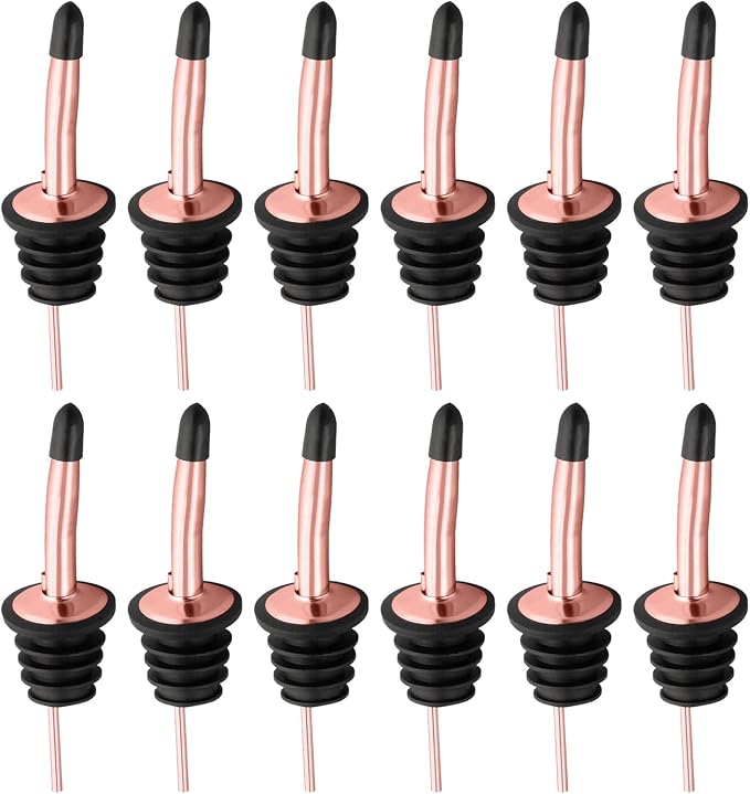 Pafusen 12 Pack Liquor Bottle Pourers, Liquor Pour Spout - Image 2