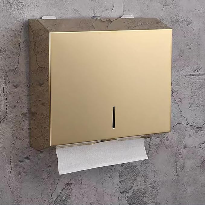 Comercial Paper Towel Dispenser Wall Mount, Stainless Steel Hand Towel Dispenser by TOBEFORT