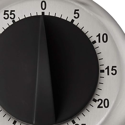 CDN Compact 60-Minute Mechanical Timer | Easy-to-Read 2.5” Dial | Loud 3-Second - Image 4