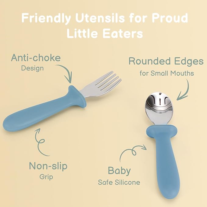 Eascrozn Toddler Utensils, 6 Pack kids Silverware Set - Image 4