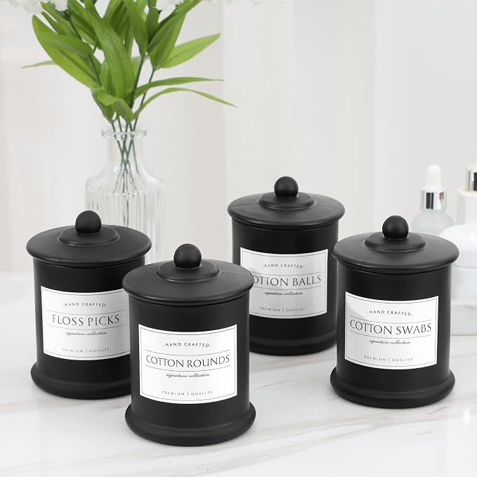 Volisnova 2 Pack Farmhouse Apothecary Jars - Image 5