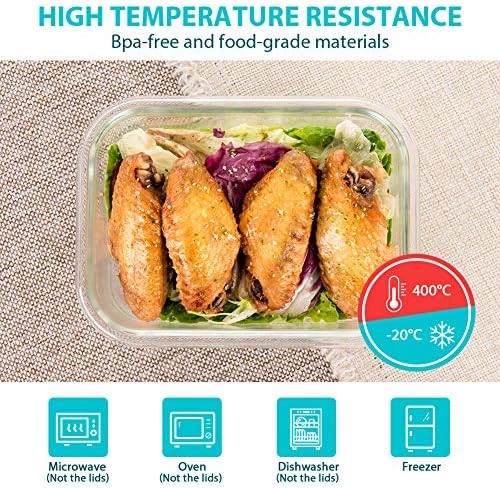 24pc Glass Food Storage Containers with Locking Lids