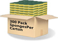 300 Pack Kitchen Cleaning Sponges, Eco Non-Scratch by WUHUIXOZ