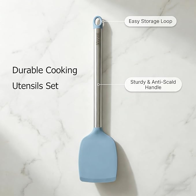Vayvnt 4PCS Kitchen Utensils Set, Heat Resistant Silicone Utensils Set - Image 8