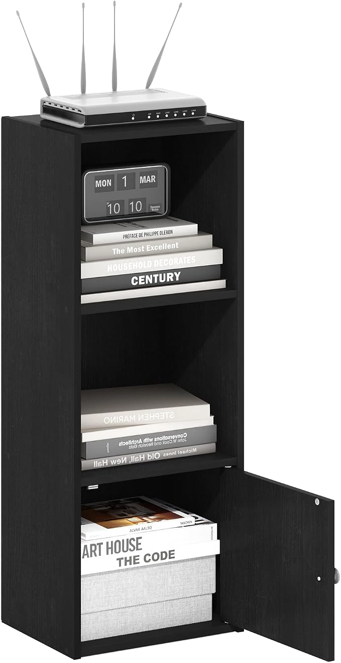 Furinno LUDER Book Shelf, 3-Tier Modern Bookshelf, Bookcase by Furinno-FitsYourSpaceFitsYourBudget