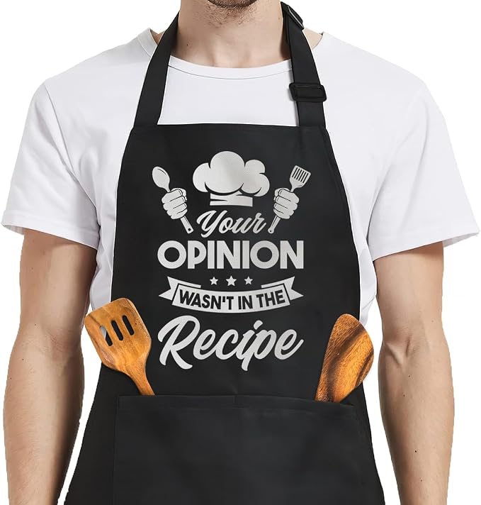 SANDJEST Funny Mens Aprons by SANDJEST