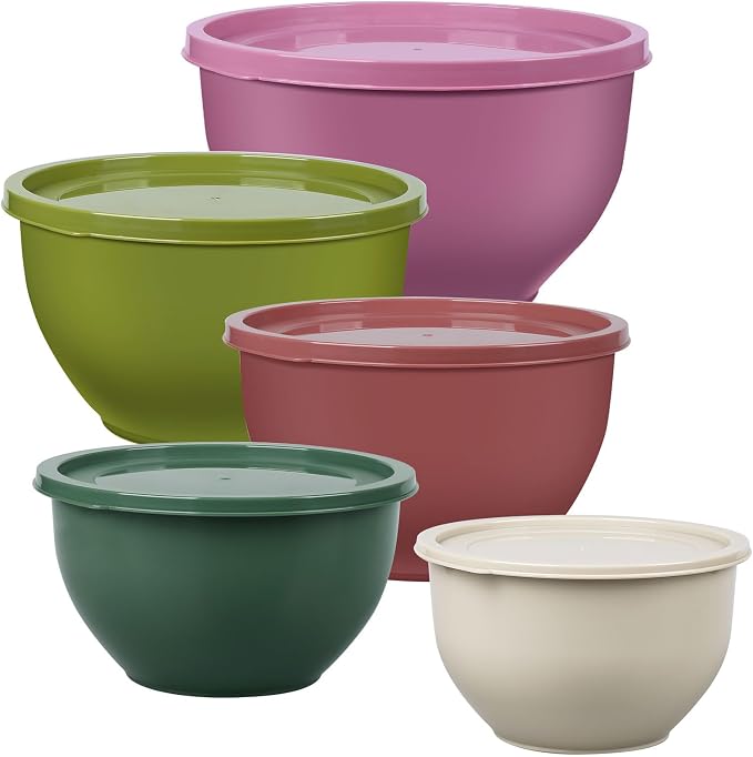 Greentainer Plastic Mixing Bowls by Greentainer