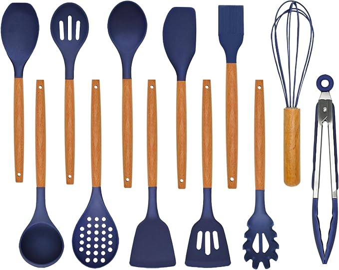 Kitchen Utensils Set by SOFSNFood-gradeSiliconeKit