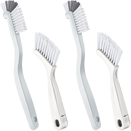 Patelai 4 Pieces Cleaning Brush Sets Small Scrub Brush Household Use by Patelai