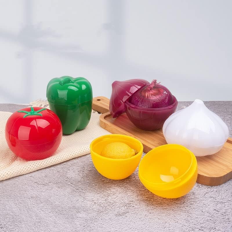 JOSON 5-Piece Vegetable and Fruit Storage Set, BPA-Free Reusable