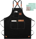 ZOMAO Chef Apron for Women Men by ZOMAO