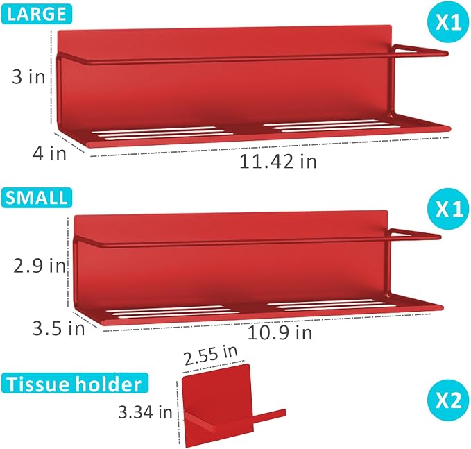 Magnetic Spice Rack For Refrigerator, Space Saving Magnetic Shelf For Fridge - Image 2