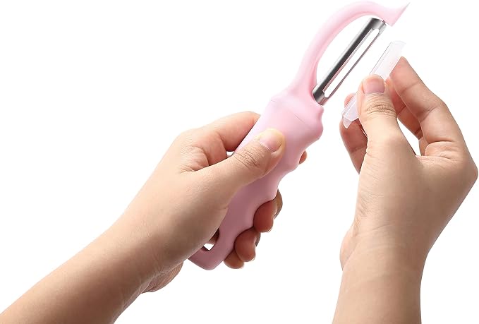 Spring Chef Premium Swivel Vegetable Peeler, Soft Grip Handle and Ultra Sharp - Image 8