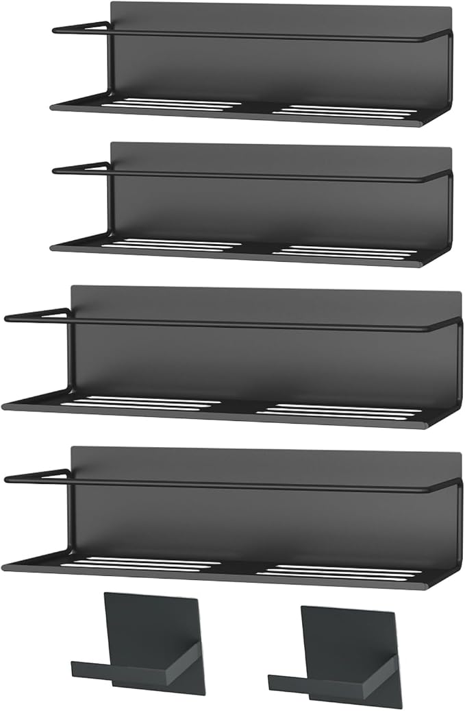 Magnetic Spice Rack For Refrigerator, Space Saving Magnetic Shelf For Fridge - Image 7