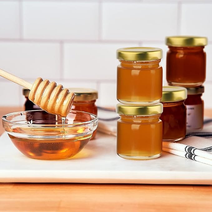 Folinstall 60 Pack Small Glass Jars - Image 7