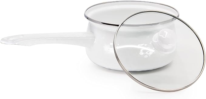 Golden Rabbit Enamelware Sauce Pan - Image 2