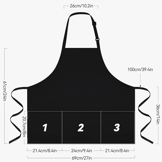 NLUS Kitchen Cooking Apron - Image 2