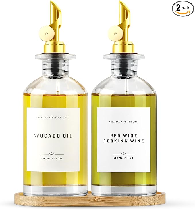 Olive Oil Dispenser Bottle by GIXSEGIE
