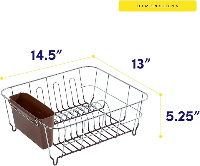 Dish Drying Rack & Cutlery Holder 2 Piece Set - Image 4