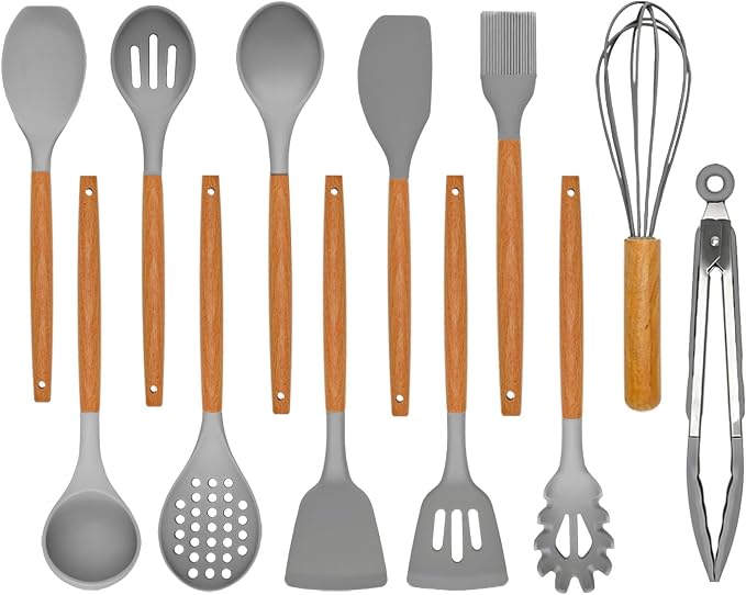 Kitchen Utensils Set by SOFSNFood-gradeSiliconeKit