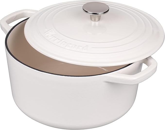 VORRINGARD Enameled Cast Iron Dutch Oven Pot - Image 5