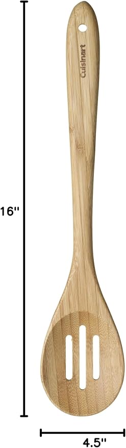 Cuisinart Green Gourmet Bamboo Solid and Slotted Spoons - Image 4
