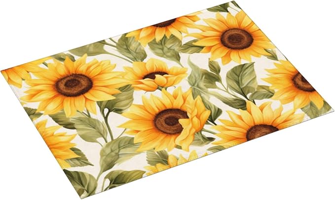 Yellow Sunflower Dish Drying Mat - Image 2