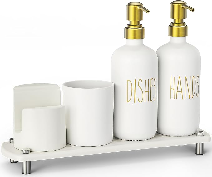 Cisily Kitchen Soap Dispenser Set Comes - Image 8