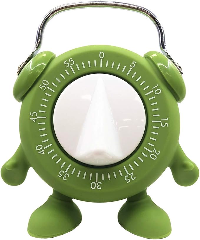 Kitchen Timer, 60 Minutes Countdown Cooking Teaching Egg Potty Training Wind Up by HERF