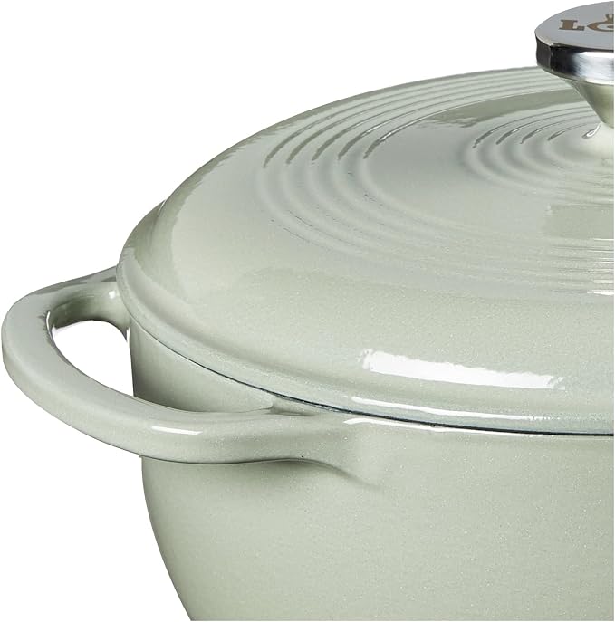 Lodge 4.5 Quart Enameled Cast Iron Dutch Oven - Image 5
